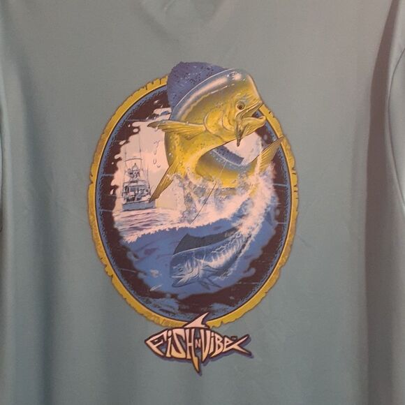 FISHnVIBE Men's Long Sleeve Shirt XL Great Condition - Picture 3 of 3